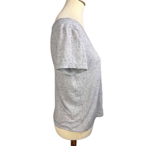 Victoria’s Secret Marled Gray V-Neck Top - Picture 3 of 7